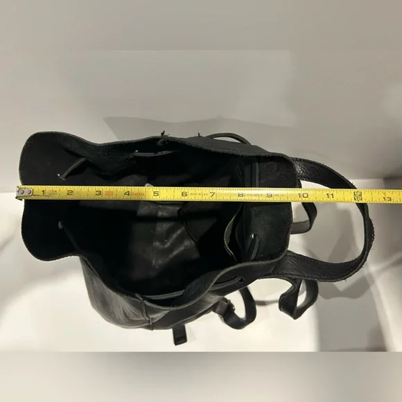 Madewell black leather backpack - Picture 13 of 14
